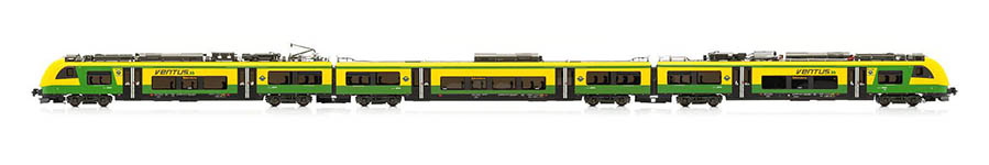095-JC18600 - H0 - 3-tlg. Triebzug Rh 4744 Desiro, GySEV Ventus, Ep. VI - AC